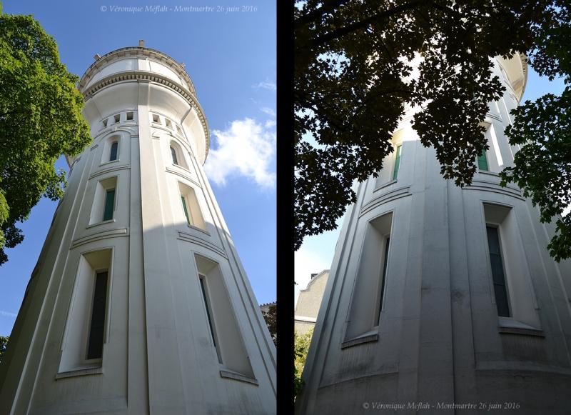 Montmartre : Le château d'eau du square Claude Charpentier 