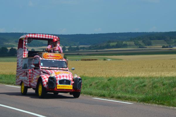 Le passage du Tour de France à Courcelles