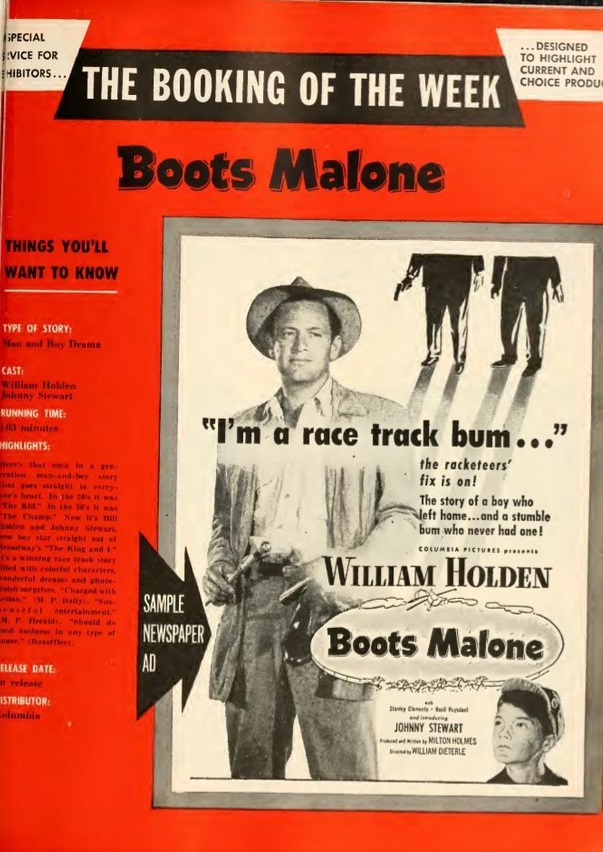 BOX OFFICE USA DU 26 FEVRIER 1952 AU 3 MARS 1952