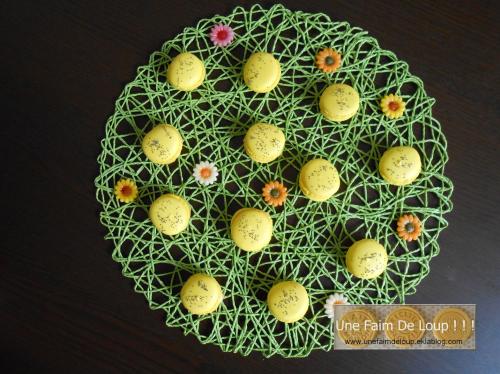 Macarons au citron