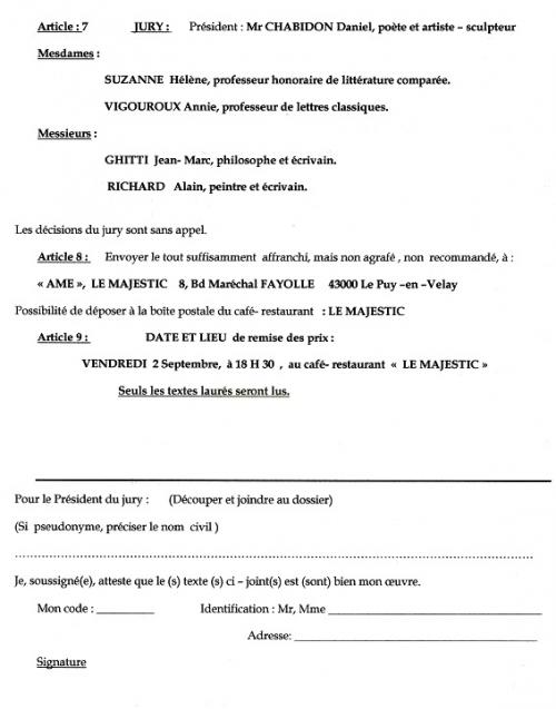 UN CONCOURS AU PUY