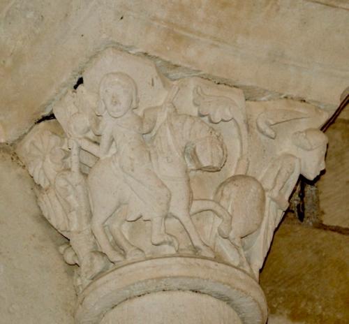 L'église de Gargilesse, les chapiteaux