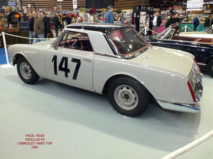 FACEL VEGA : LES MODELES 4 ET 6 CYLINDRES