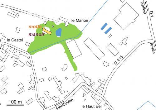 LES REMPARTS DE MONTFARVILLE (Manche)