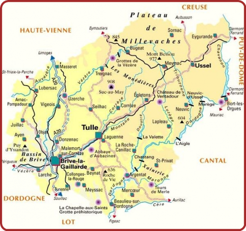 ╰⊱♥⊱╮ღ꧁ Département 19  ꧂ღ╭⊱♥≺