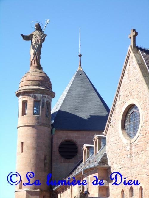 Mont Sainte Odile, Abbaye de Hohenbourg