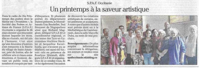 ECHOS DE ST AMANCET