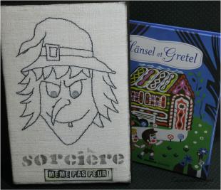 Sorcière brodée