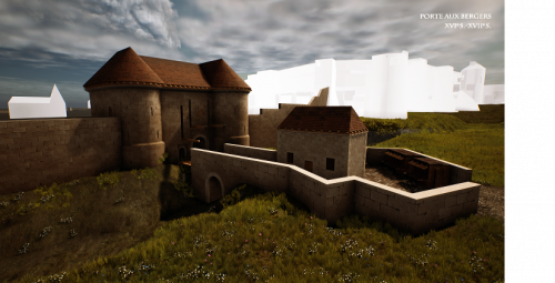 LES REMPARTS DE CAEN (Calvados)