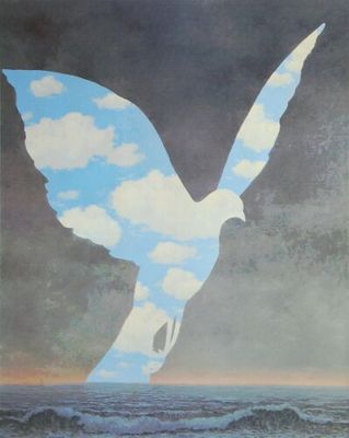 La grande famille, par René Magritte