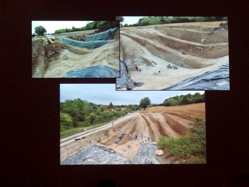 Communication sur les fouilles du Mont Lassois, par Bruno Chaume, président de la S.A.H.C