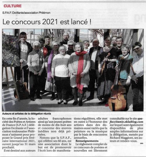 ANNONCES DU CONCOURS