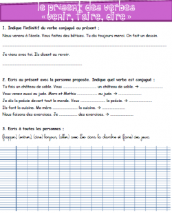 Grammaire Picot CE1 - textes, transpositions, exercices - Période 4