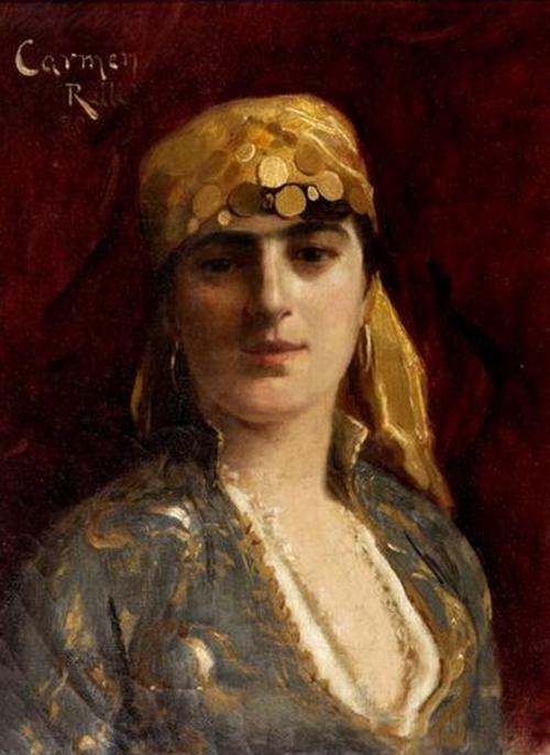 Theodoros Rallis (Theodore Jacques Ralli) : portraits de femmes * Θεόδωρος Ράλλης