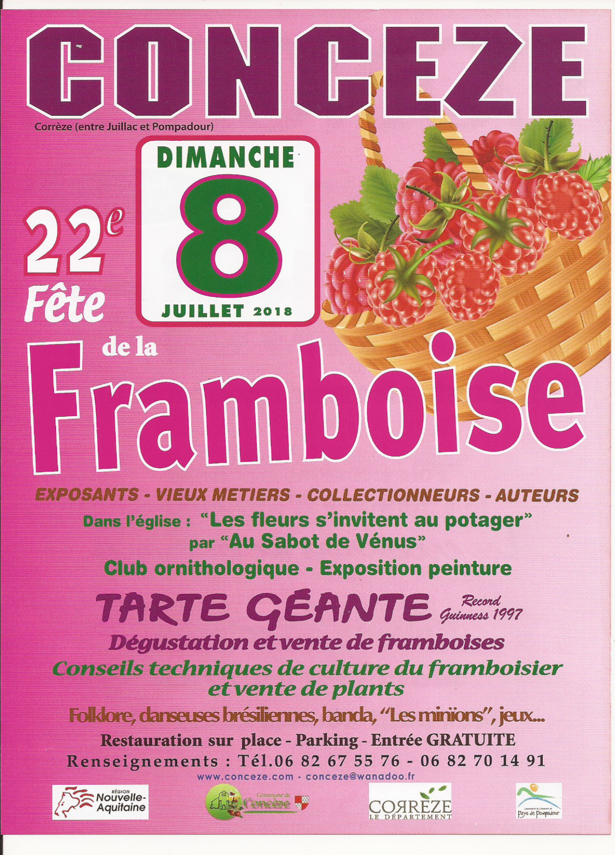 Exposition De Boutis à Concèze Fête De La Framboise