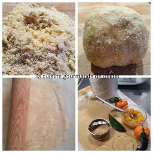 SABLÉS A LA CLÉMENTINE DE CORSE,AMANDES AU THERMOMIX