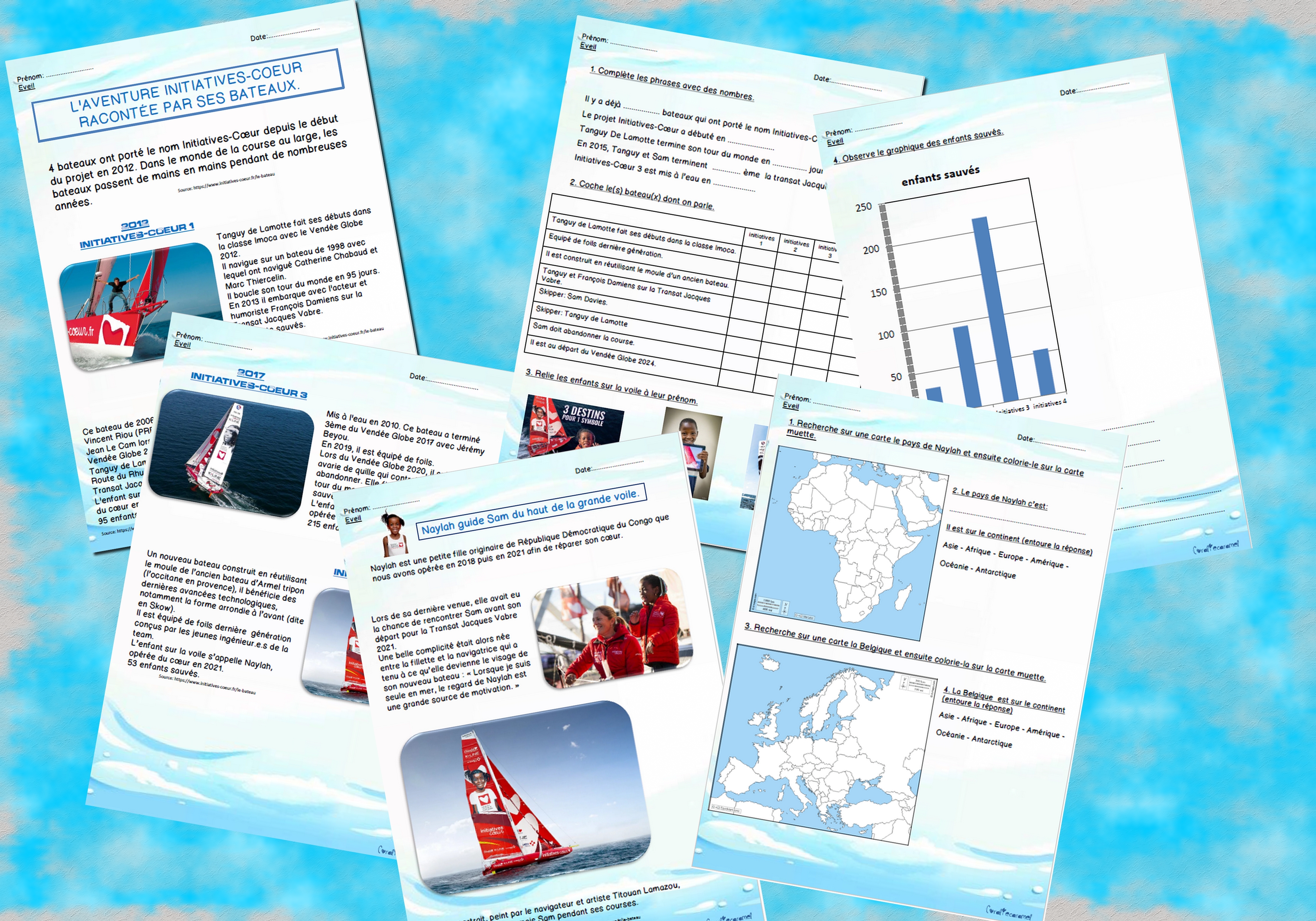 presentation 4 bateaux VG