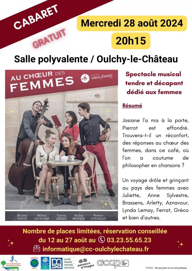 Soirée Cinéma / Cabaret à Oulchy-le-Château