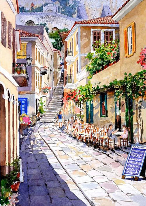 Peinture de : Pantelis Zografos 