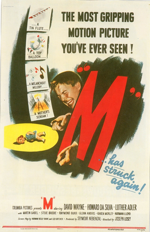 M, Joseph Losey, 1951