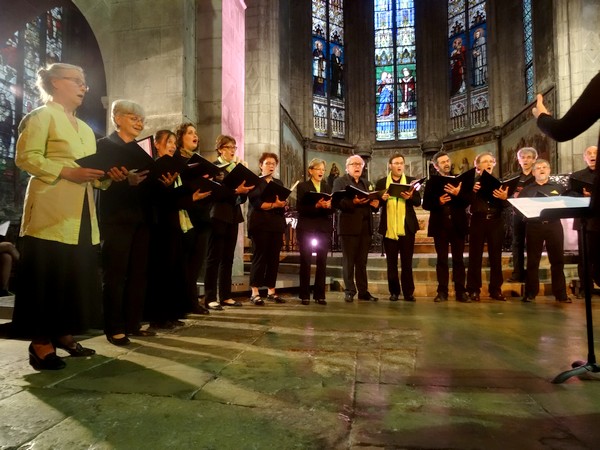 Le Choeur de Haute Côte d'Or s'est produit à l'église Saint-Nicolas de Châtillon sur Seine...