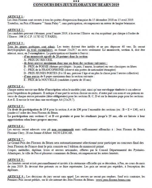 JEAUX FLORAUX DU BÉARN