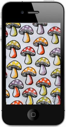 Défi gravure 38/52 - Tampon champignon !