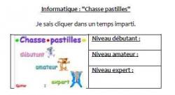 Chasses pastilles (lien et fiche suivi MS-GS)