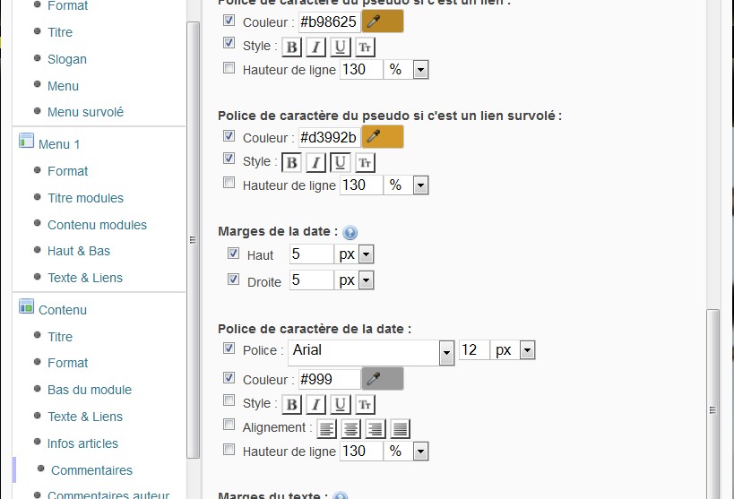 Exemple de thème à l'usage des débutants