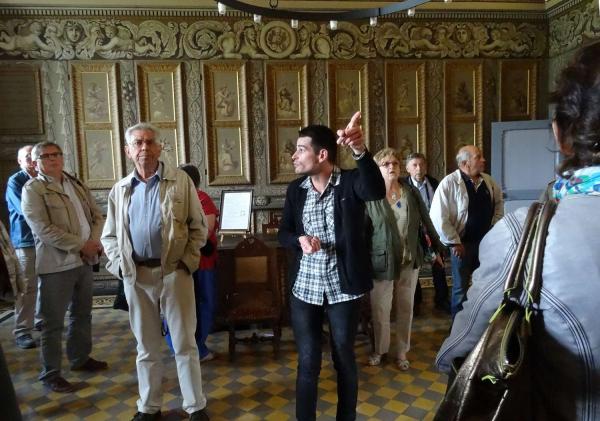 Visite du château d'Ancy le Franc, avec la Société Archéologique et Historique du Châtillonnais