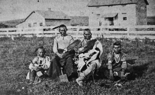 Américans Indians photos vintages