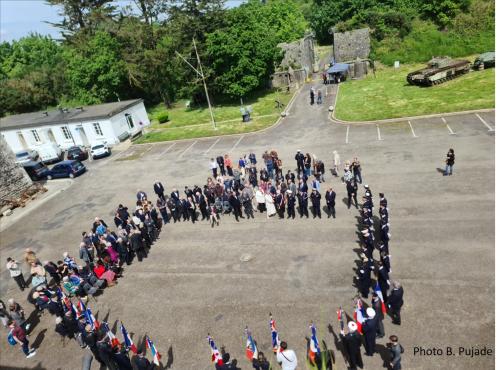 * Retour sur la cérémonie à la mémoire des 15 compagnons de la libération fondateurs du Mémorial des Finistériens Morts pour la France