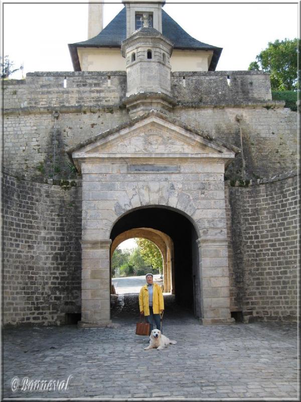 Citadelle de Blaye la Porte Royale, le vestibule ovoïde, la deuxième porte
