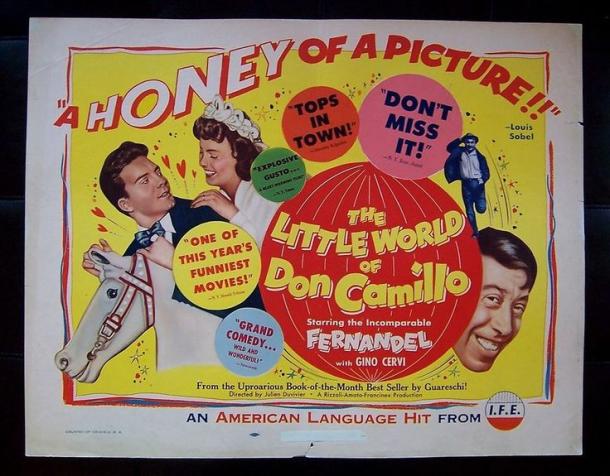 LE PETIT MONDE DE DON CAMILLO -  FERNANDEL BOX OFFICE 1952