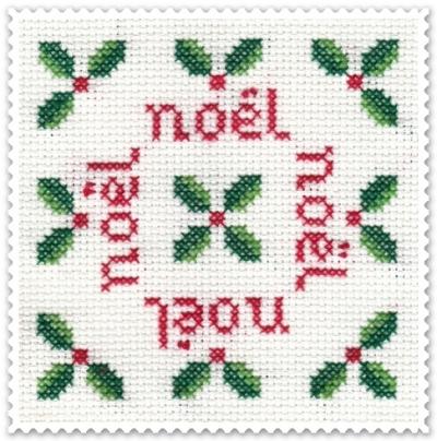 Biscornu de Noël 2023