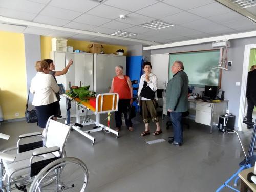 Visite de l'hôpital avec les usagers du CHI de Châtillon sur Seine