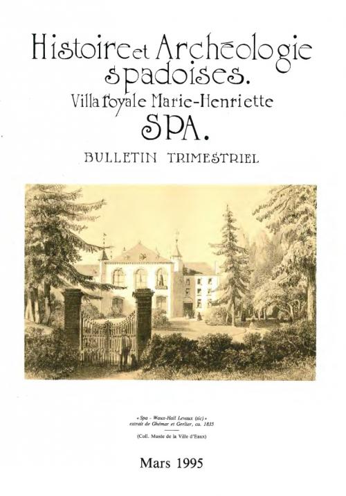 Jean-Pierre Montulet - Installation du culte antoiniste à Spa (1909)