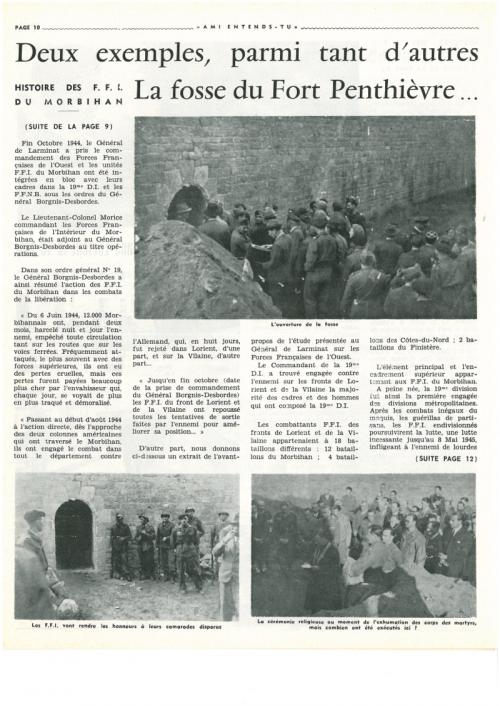 Histoire des FFI dans le Morbihan