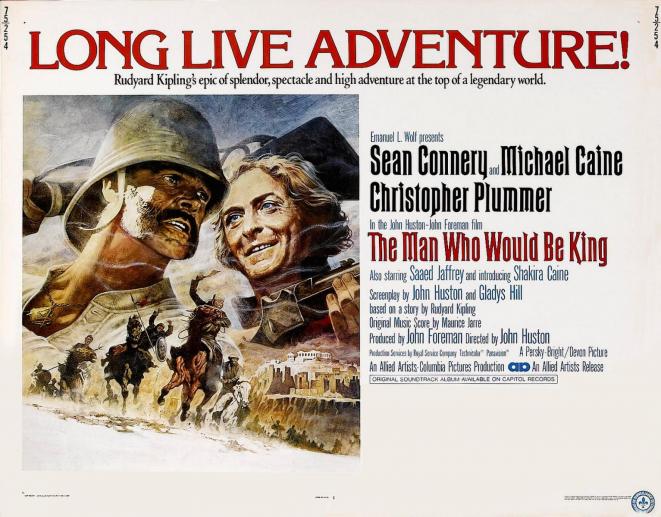 THE MAN WHO WOULD BE KING US POSTER