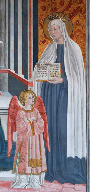 Sainte Françoise Romaine et le purgatoire