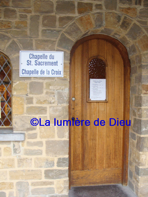 Banneux : la chapelle du Saint Sacrement