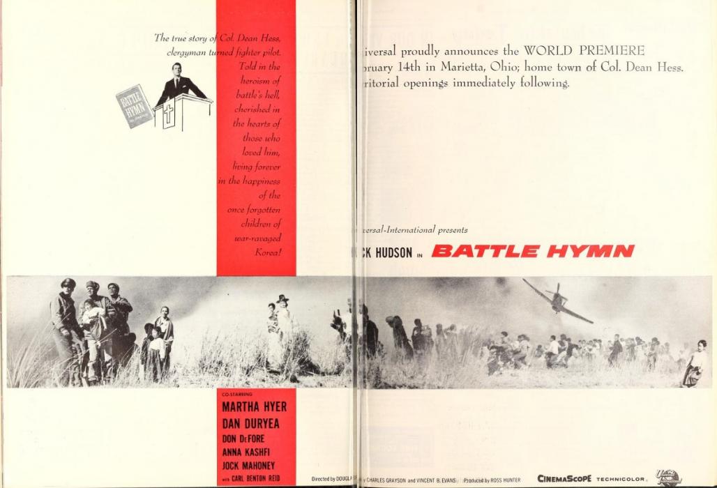  BATTLE HYMN box office usa 1957
