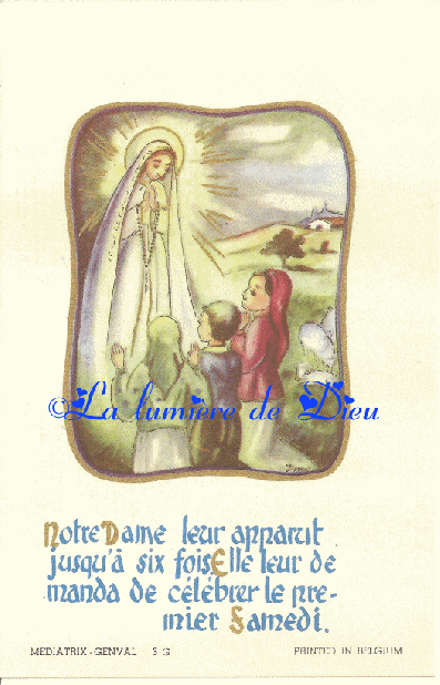 Fatima (Lucie dos Santos, Francesco Marto, Jacinta Marto) : Notre-Dame du Très-Saint Rosaire
