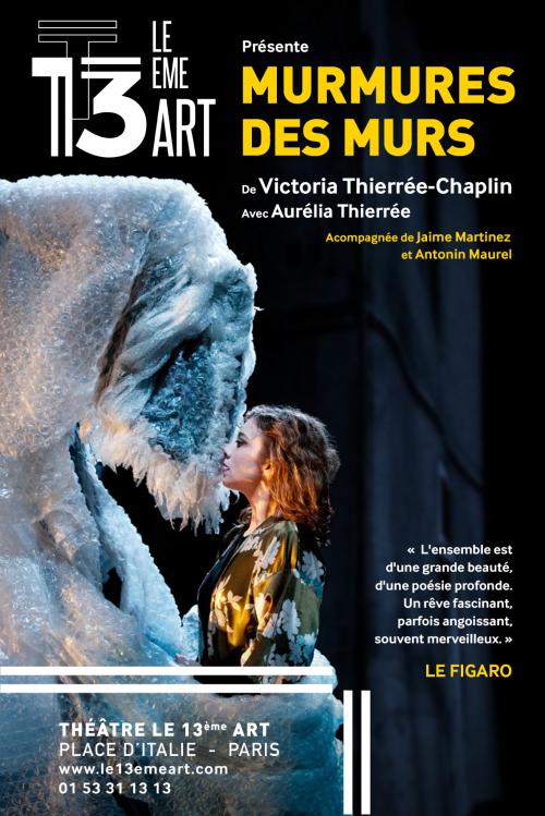 Murmures des murs s'installe au 13ème Art, spectacle coup de coeur