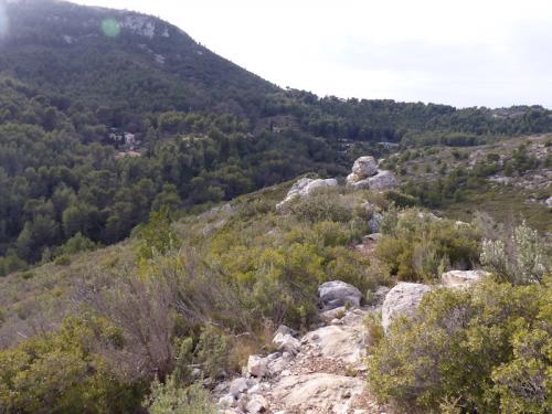 Au dessus de la Font de Mai