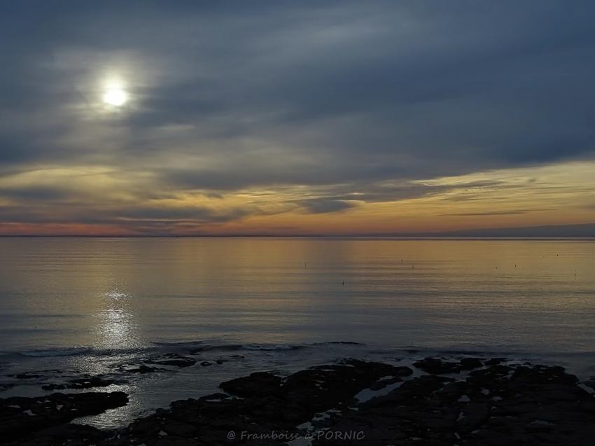Pornic, coucher de soleil du 7 décembre 2016