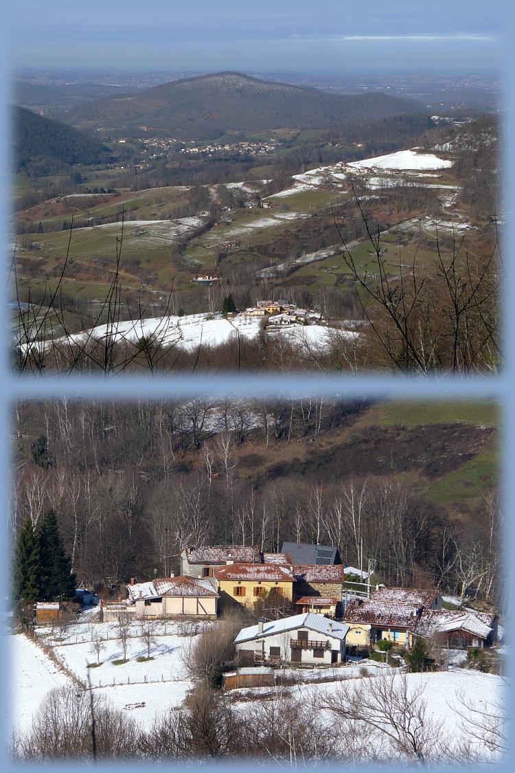  Le hameau Lartigau vu des pentes du Picon - Milhas - 31
