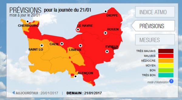 Pollution atmosphérique par particules ultrafines dans l’Orne (PM10)