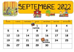 CALENDRIER 2022-2023