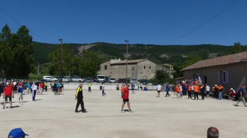 Quelques Villeneuvoie et Lavilledieu au fédéral quadrettes vérérans à Valvigneres 